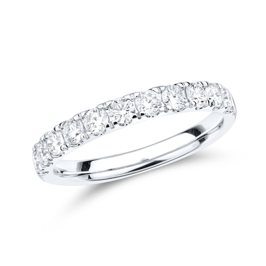 14kt White Gold 0.75 CTW Lab Diamond Ladies Band