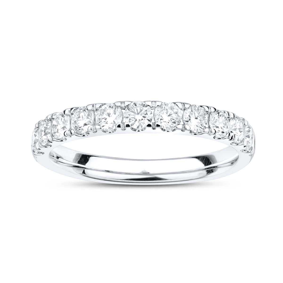 14kt White Gold 0.75 CTW Lab Diamond Ladies Band