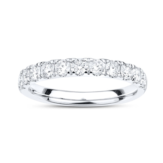 14kt White Gold 0.75 CTW Lab Diamond Ladies Band