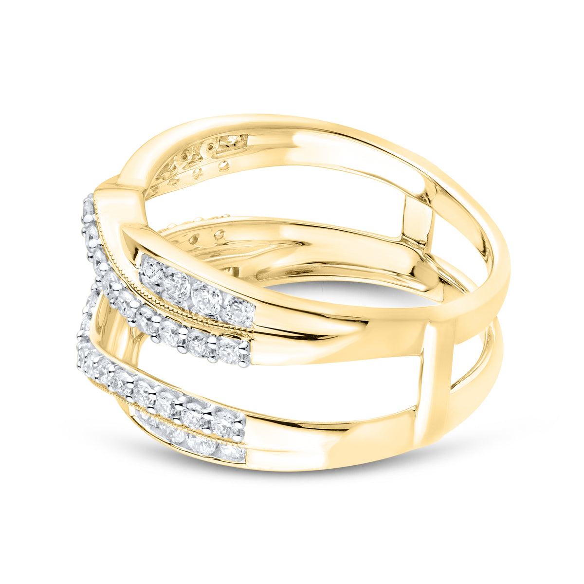 14KT YELLOW GOLD 0.75 CTW LAB DIAMOND ENHANCER