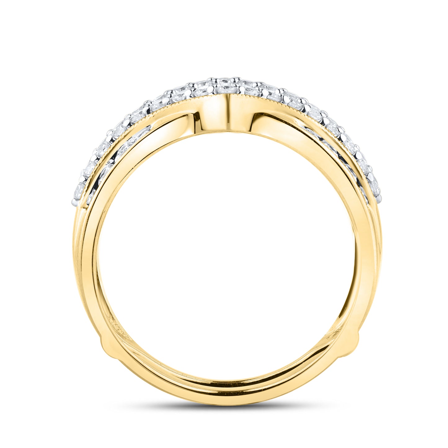 14KT YELLOW GOLD 0.75 CTW LAB DIAMOND ENHANCER