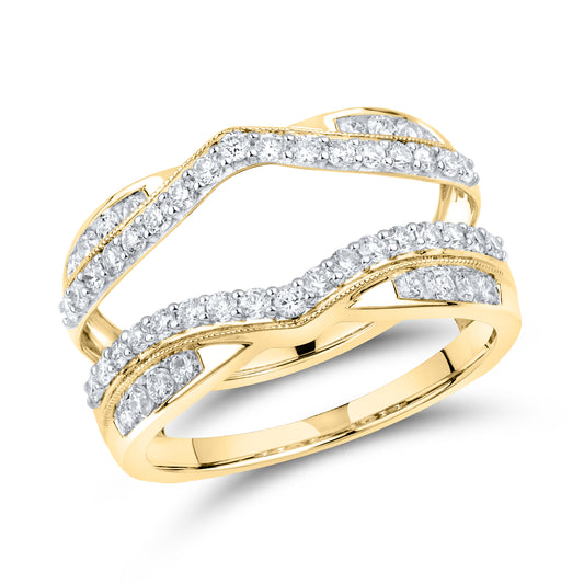 14KT YELLOW GOLD 0.75 CTW LAB DIAMOND ENHANCER