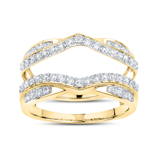 14KT YELLOW GOLD 0.75 CTW LAB DIAMOND ENHANCER