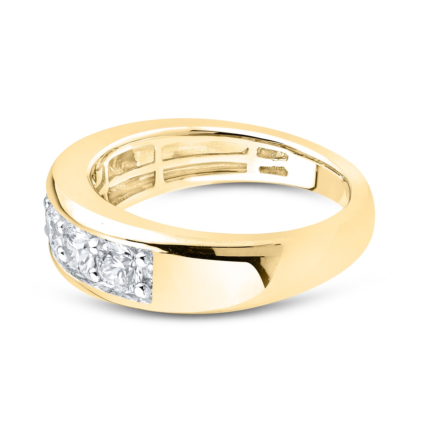 14kt Yellow Gold 1.45 CTW Lab Diamond Men's Band