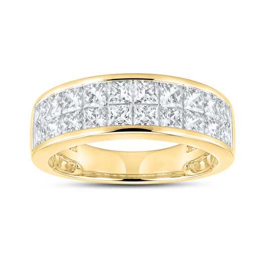 14kt Yellow Gold 2.40 CTW Lab Diamond Ladies Band