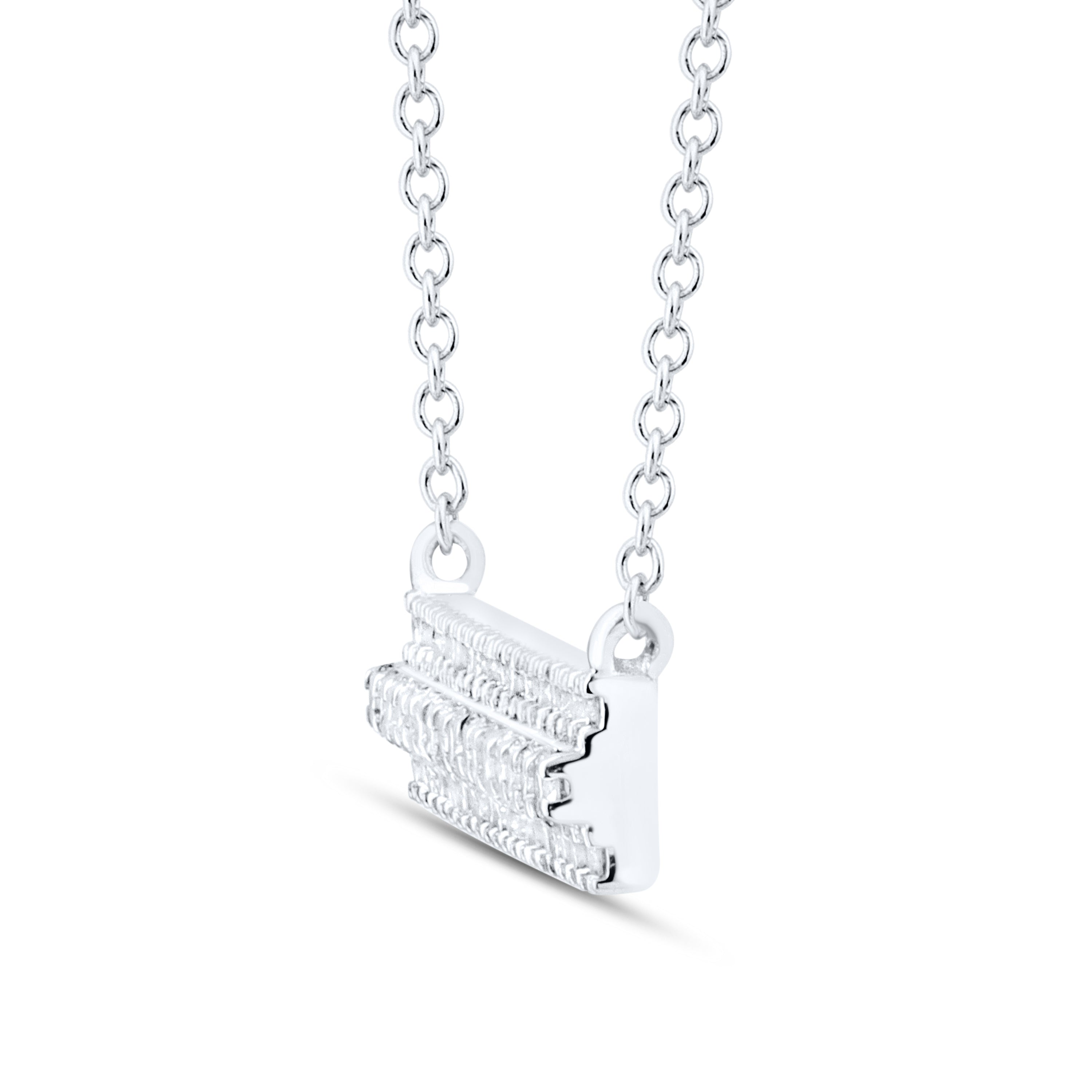 14kt White Gold 0.50 CTW Lab Diamond Pendant