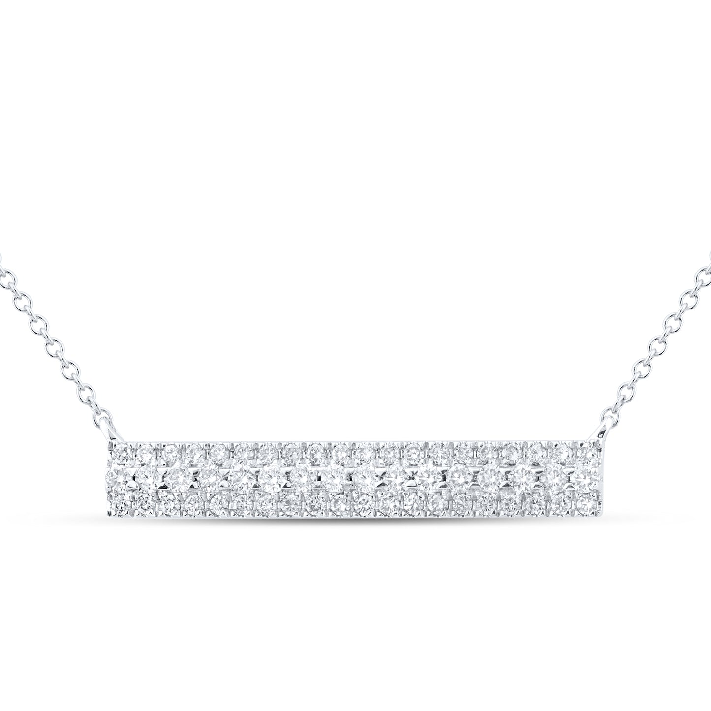 14kt White Gold 0.50 CTW Lab Diamond Pendant
