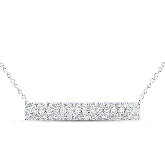 14kt White Gold 0.50 CTW Lab Diamond Pendant