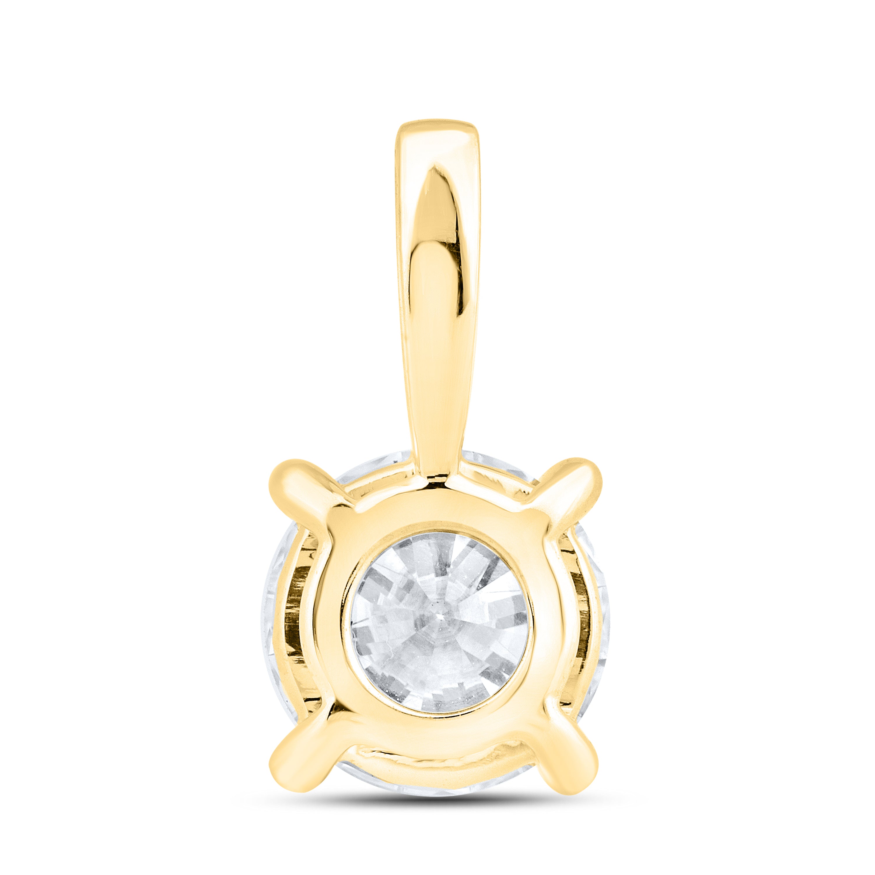 14kt Yellow Gold 1.00 CTW Lab Diamond Pendant