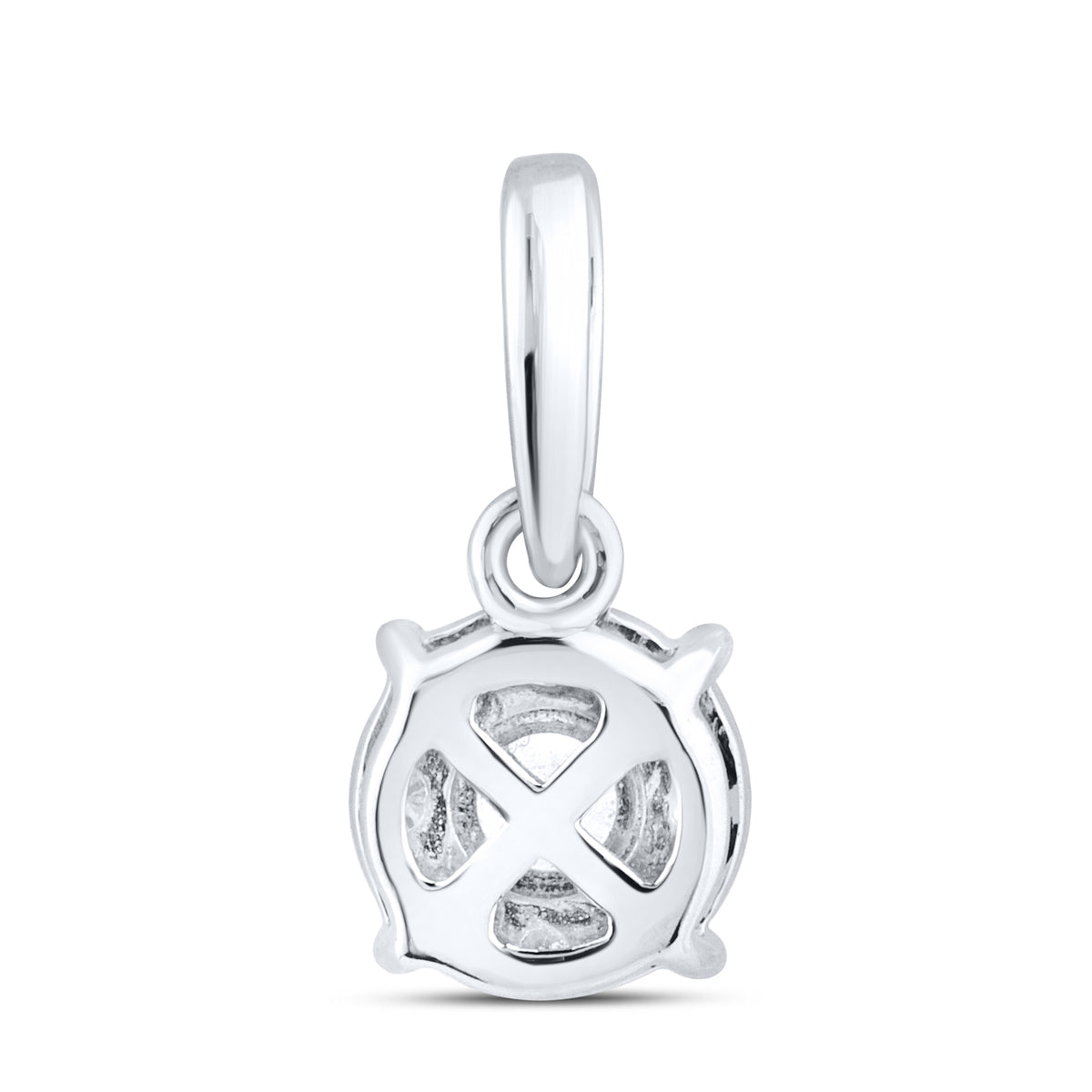 14kt White Gold 0.20 CTW Lab Diamond  Pendant