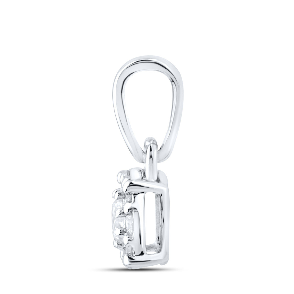 14kt White Gold 0.20 CTW Lab Diamond  Pendant