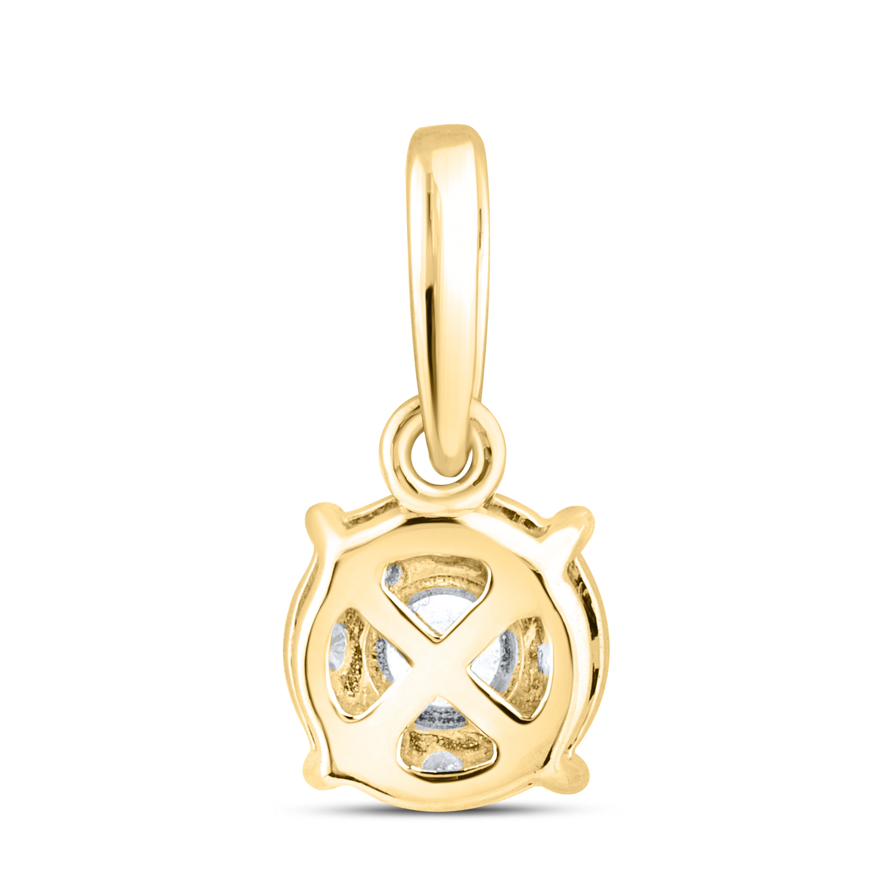 14kt Yellow Gold 0.22 CTW Lab Diamond  Pendant