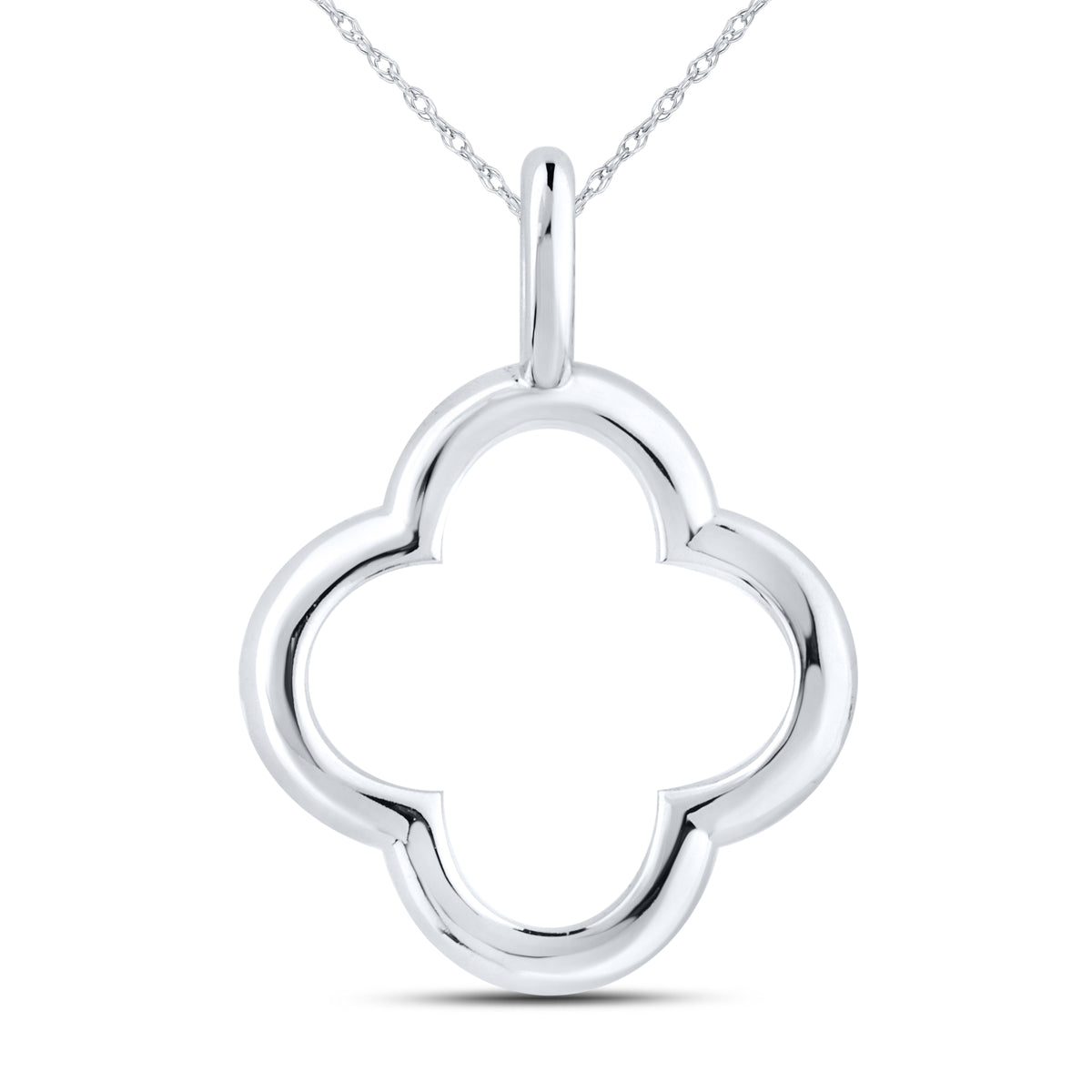 14KT WHITE GOLD LAB DIAMOND 0.20  CTW  PENDANT