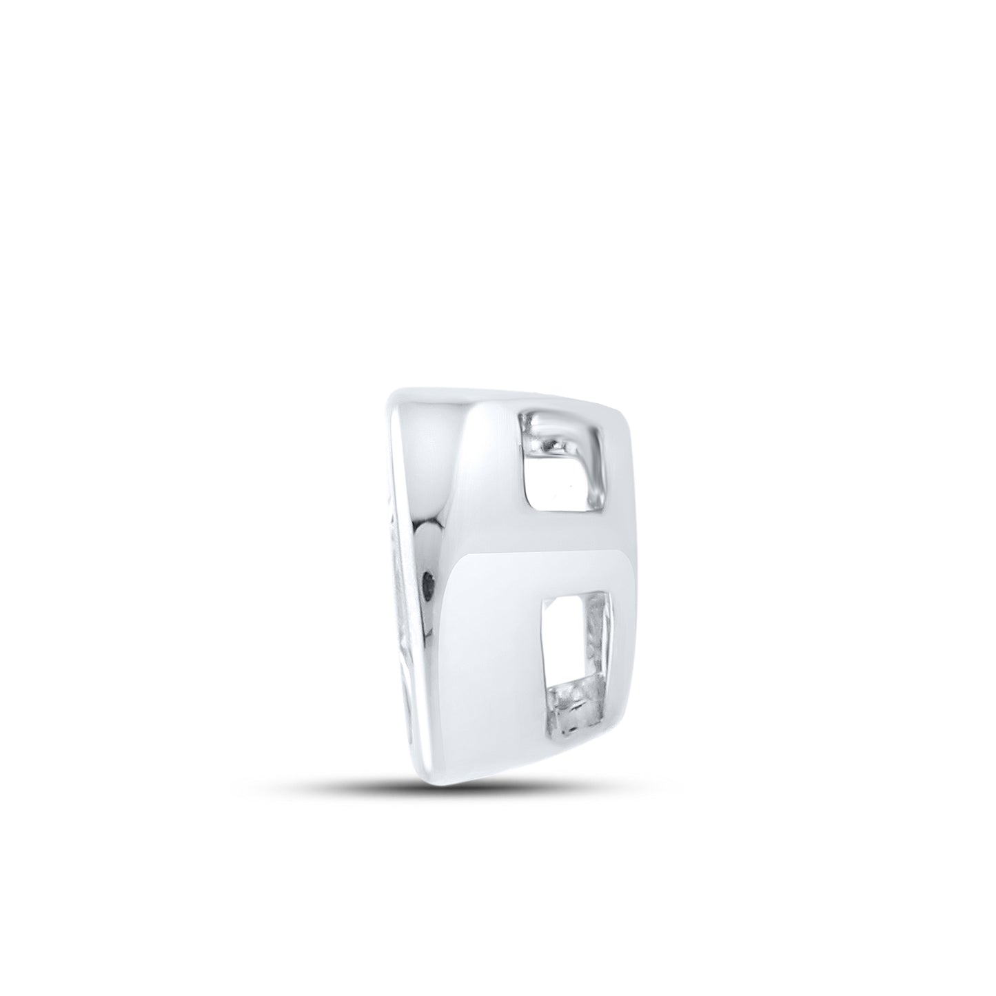 14kt White Gold 0.50 CTW Lab Diamond Solitaire Pendant