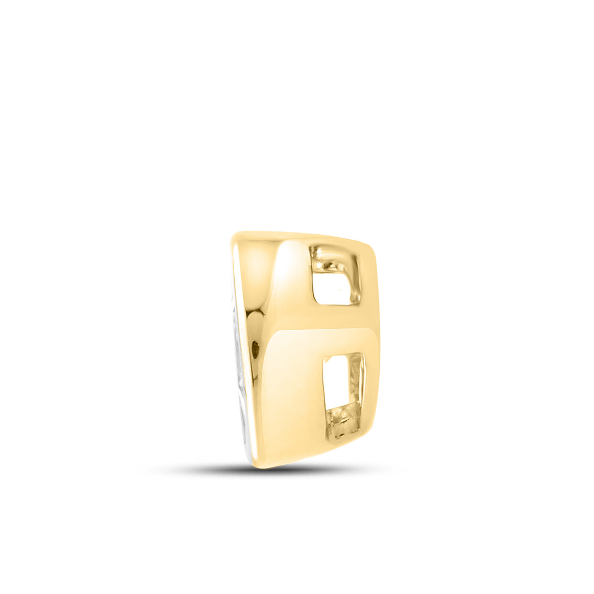 14kt Yellow Gold 0.50 CTW Lab Diamond Solitaire Pendant