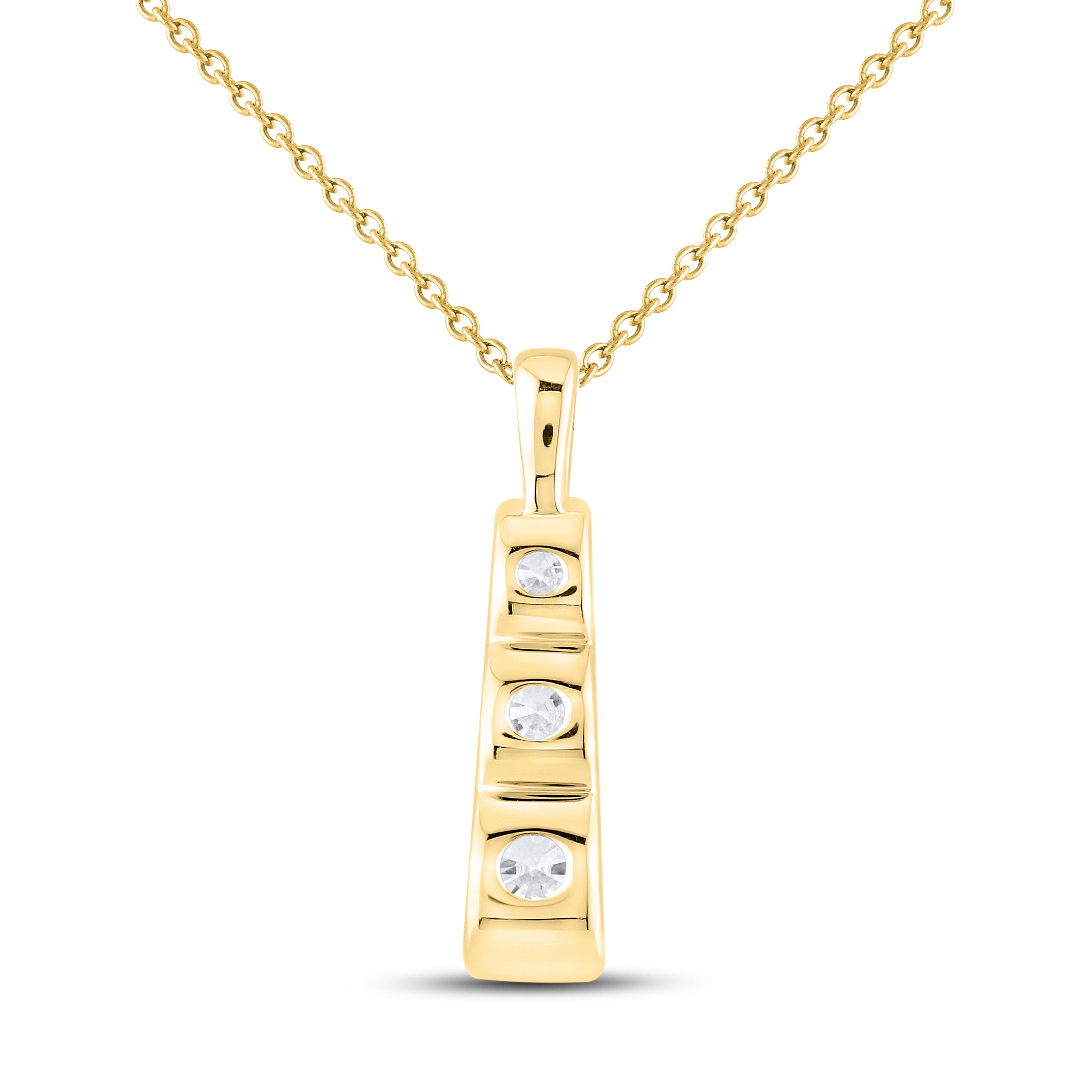 14kt Yellow Gold 0.50 CTW Lab Diamond Pendant