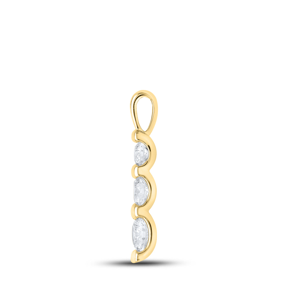 14kt Yellow Gold 0.50 CTW Lab Diamond Pendant