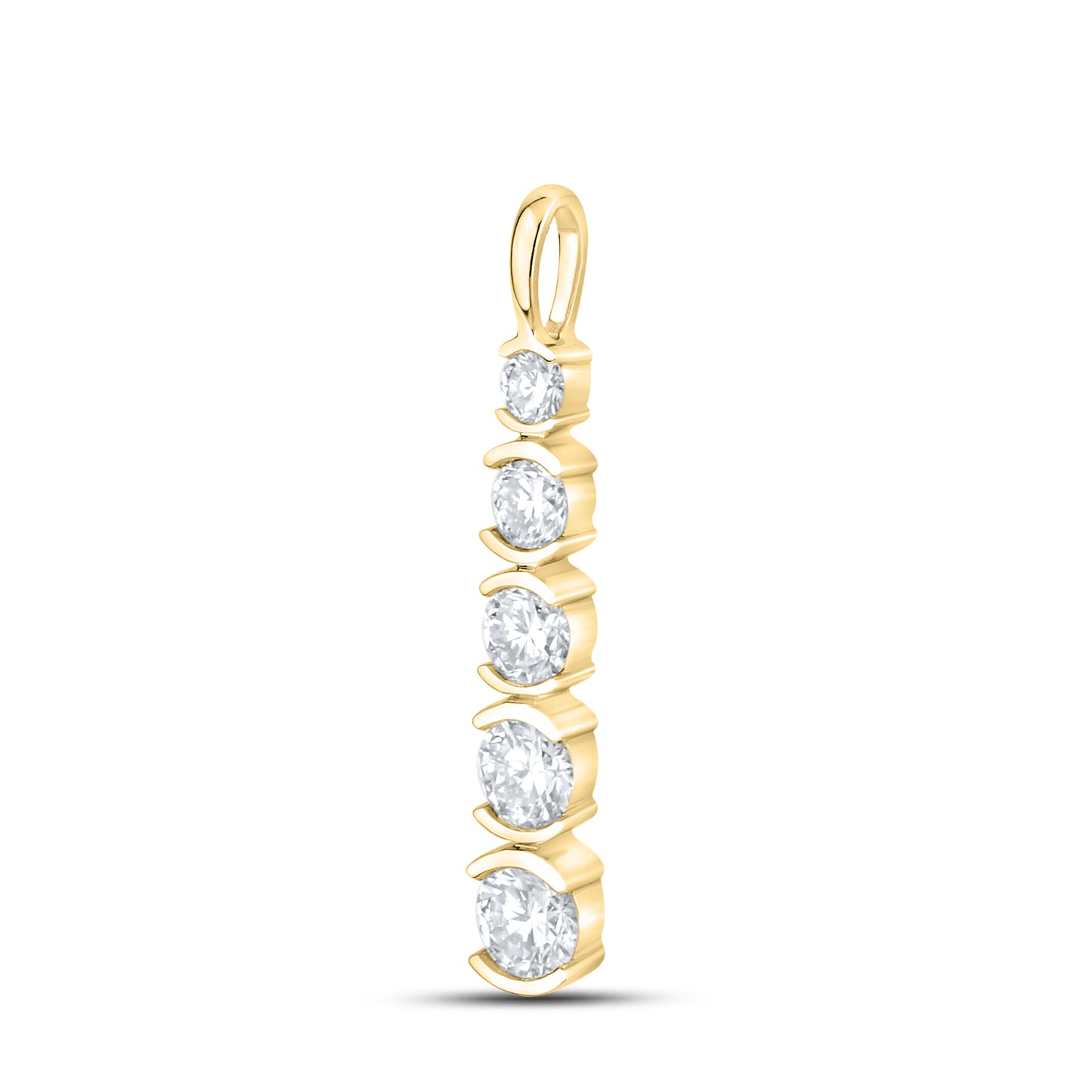 14kt Yellow Gold 0.53 CTW Lab Diamond Pendant