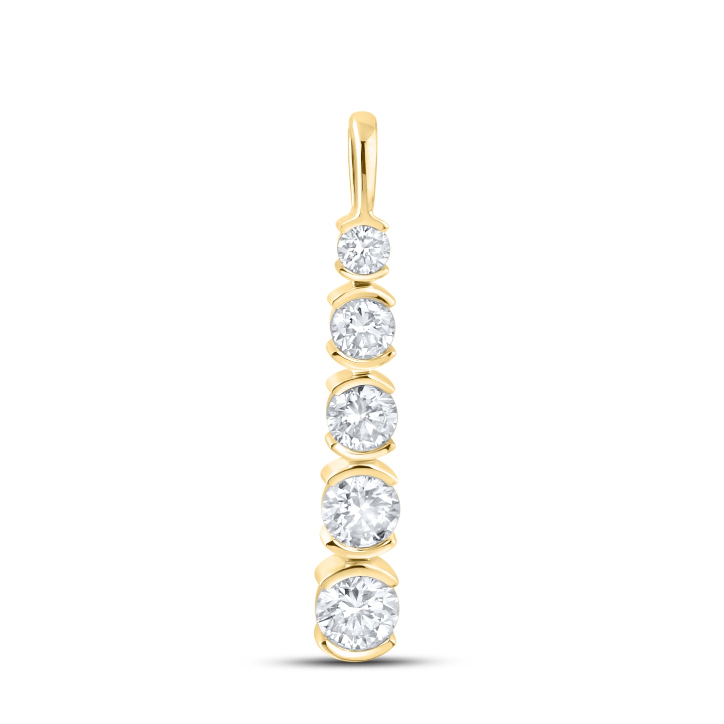 14kt Yellow Gold 0.53 CTW Lab Diamond Pendant