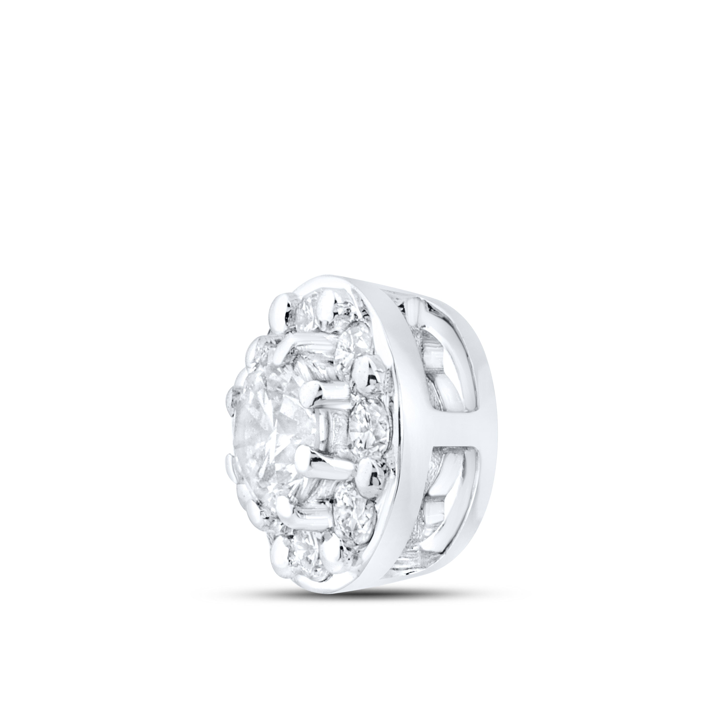 14kt White Gold 0.26 CTW Lab Diamond  Pendant