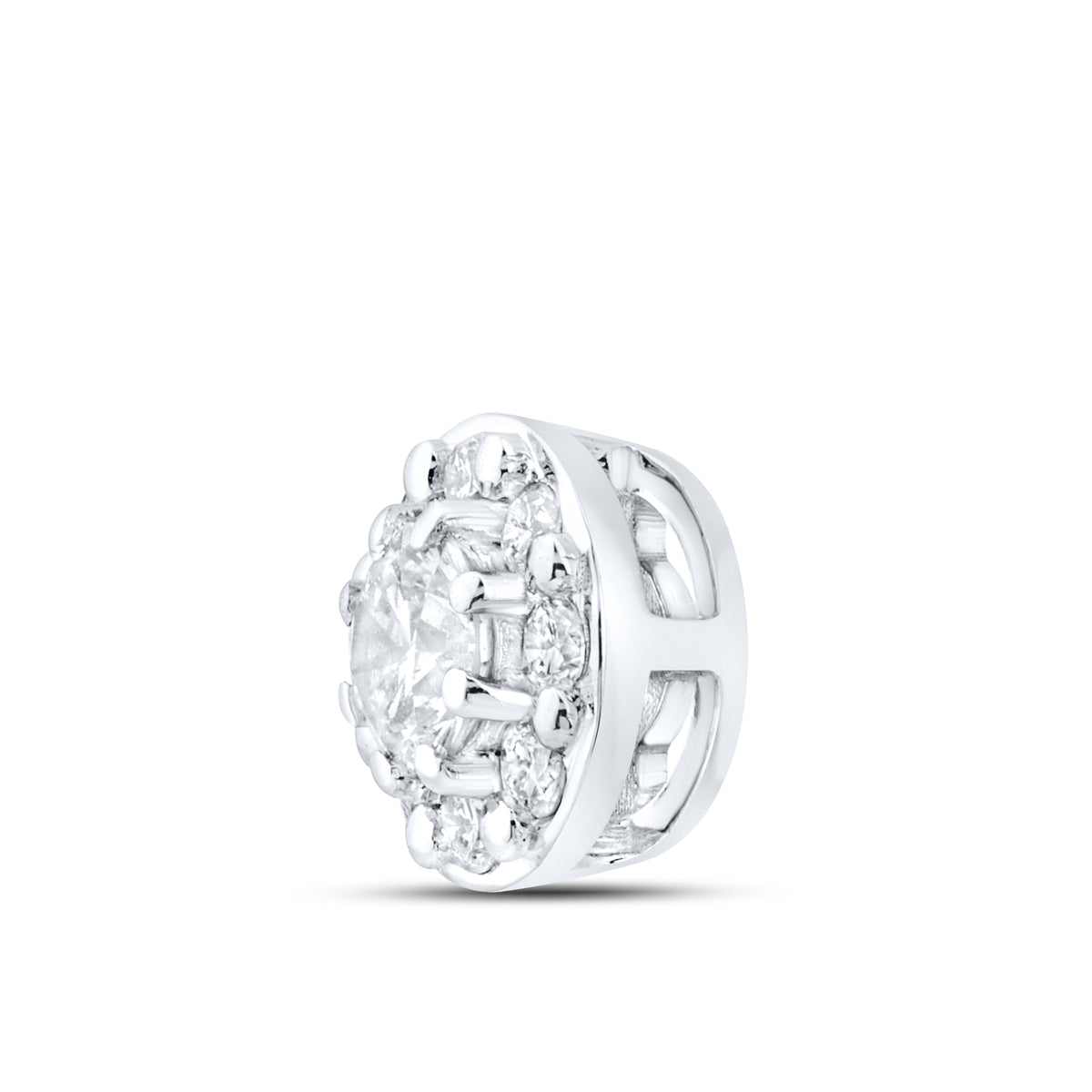 14kt White Gold 0.26 CTW Lab Diamond  Pendant