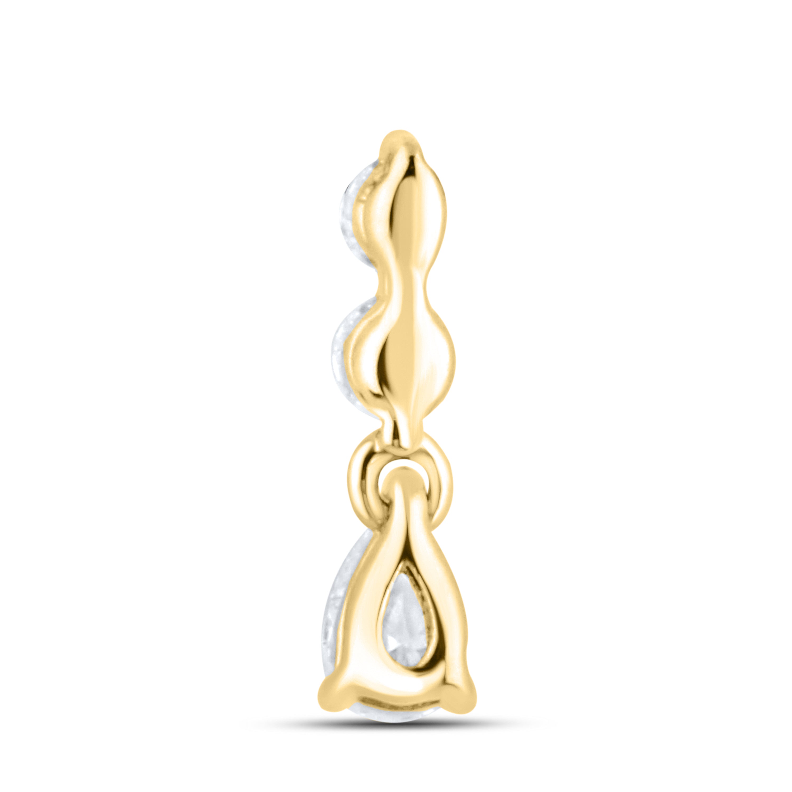 14kt Yellow Gold 0.13 CTW Diamond Pendant
