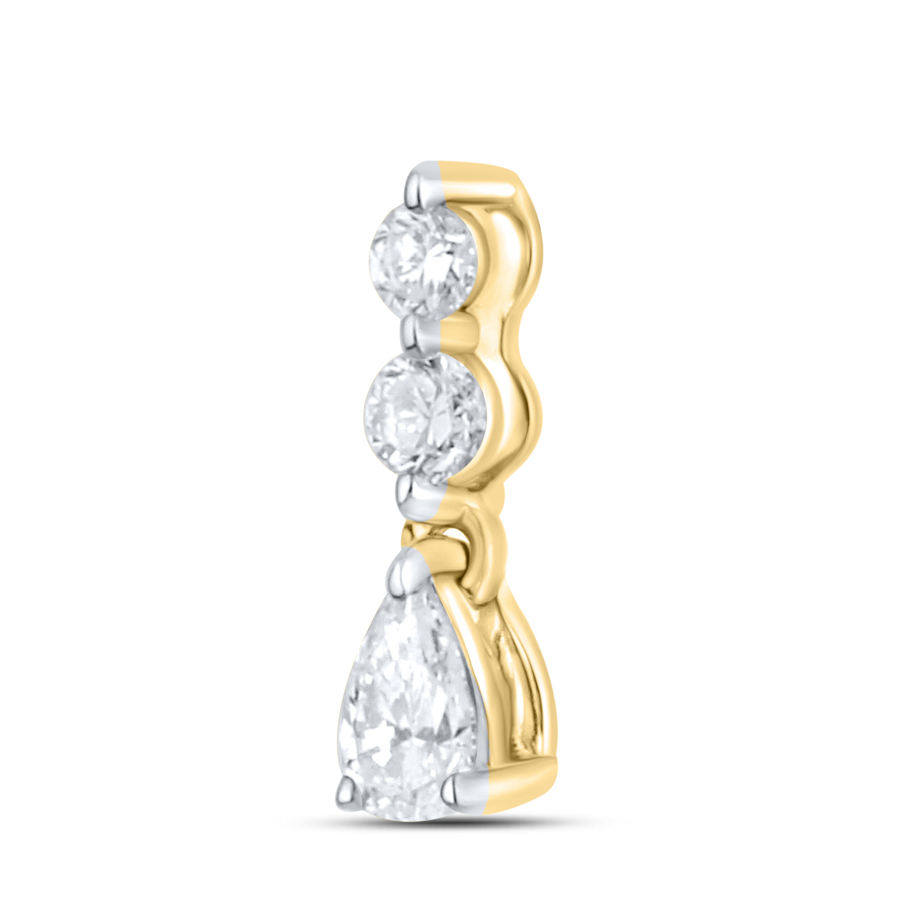 14kt Yellow Gold 0.13 CTW Diamond Pendant