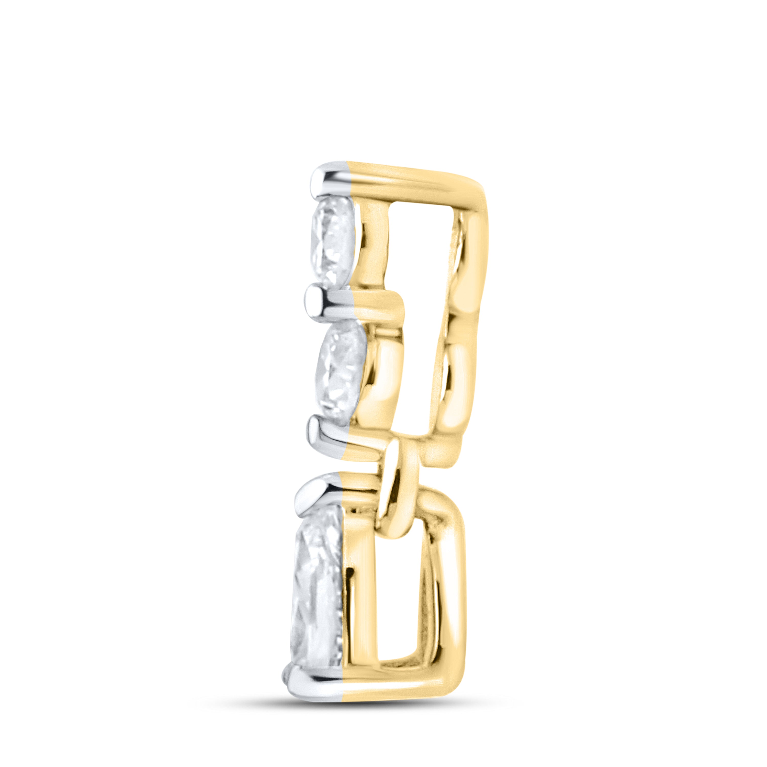 14kt Yellow Gold 0.13 CTW Diamond Pendant