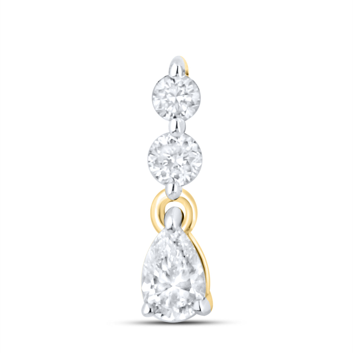 14kt Yellow Gold 0.13 CTW Diamond Pendant