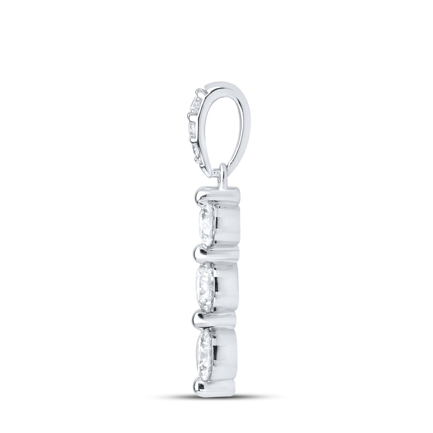 14kt White Gold 0.79 CTW Diamond Pendant