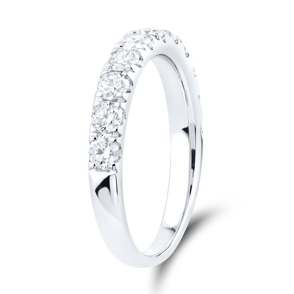 14kt White Gold 0.97 CTW Lab Diamond Ladies Band