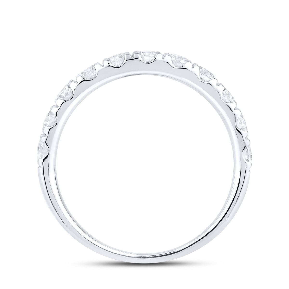 14kt White Gold 0.97 CTW Lab Diamond Ladies Band
