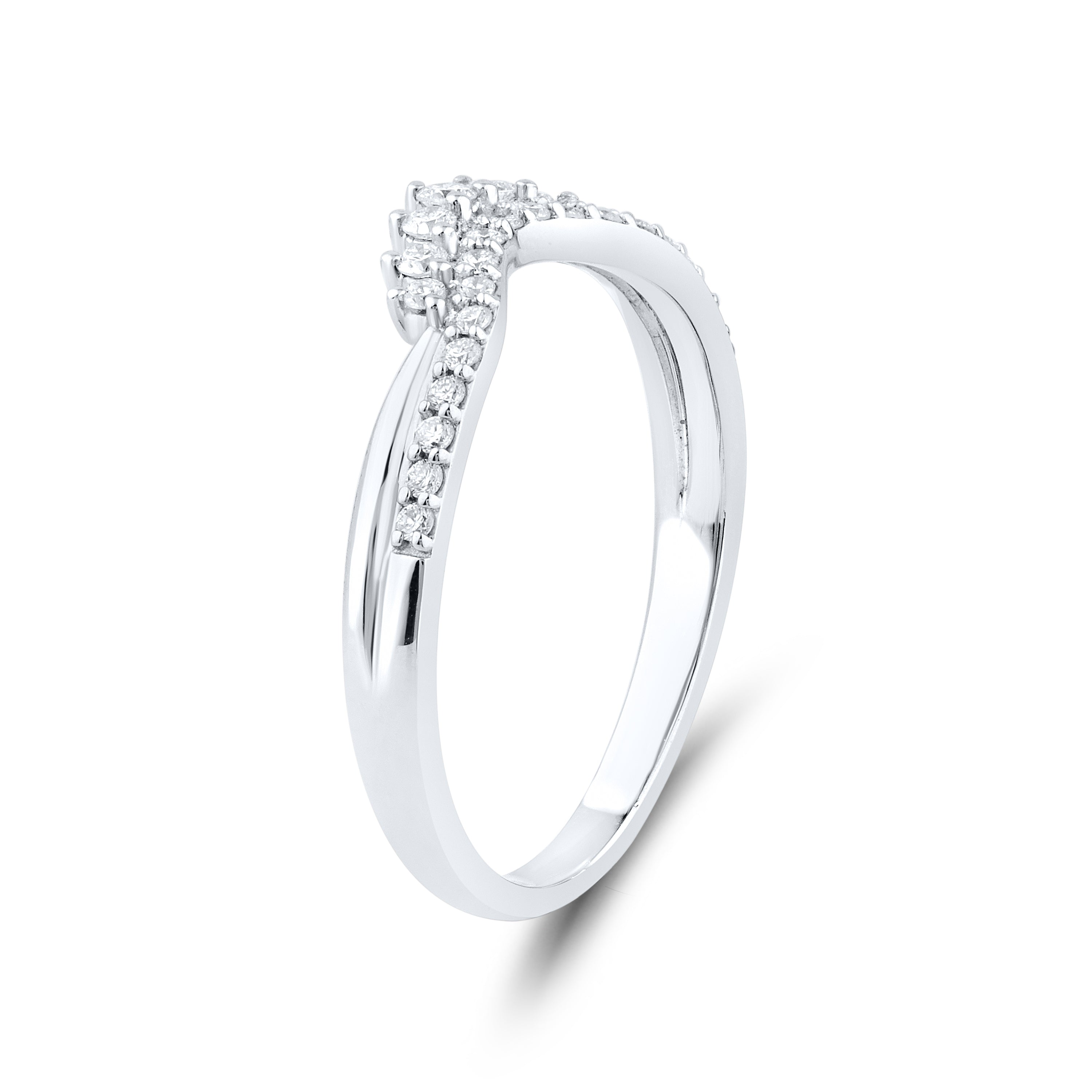 14kt White Gold 0.21 CTW Lab Diamond Enhancer Band