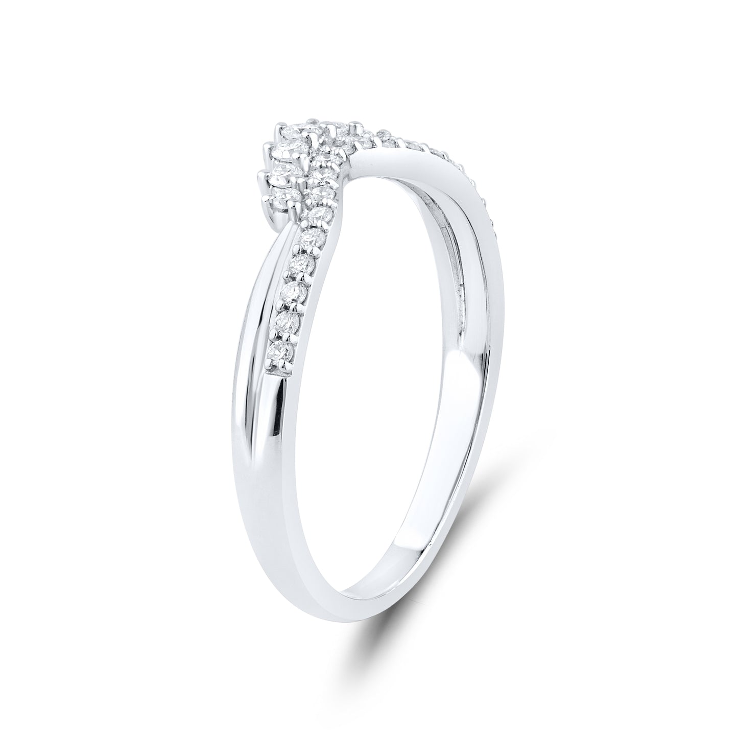 14kt White Gold 0.21 CTW Lab Diamond Enhancer Band