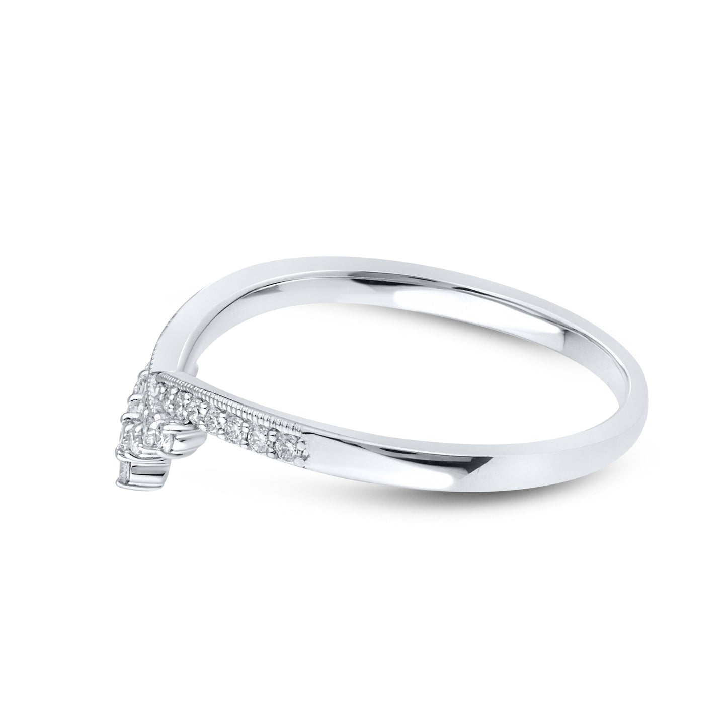 14kt White Gold 0.21 CTW Lab Diamond Enhancer Band