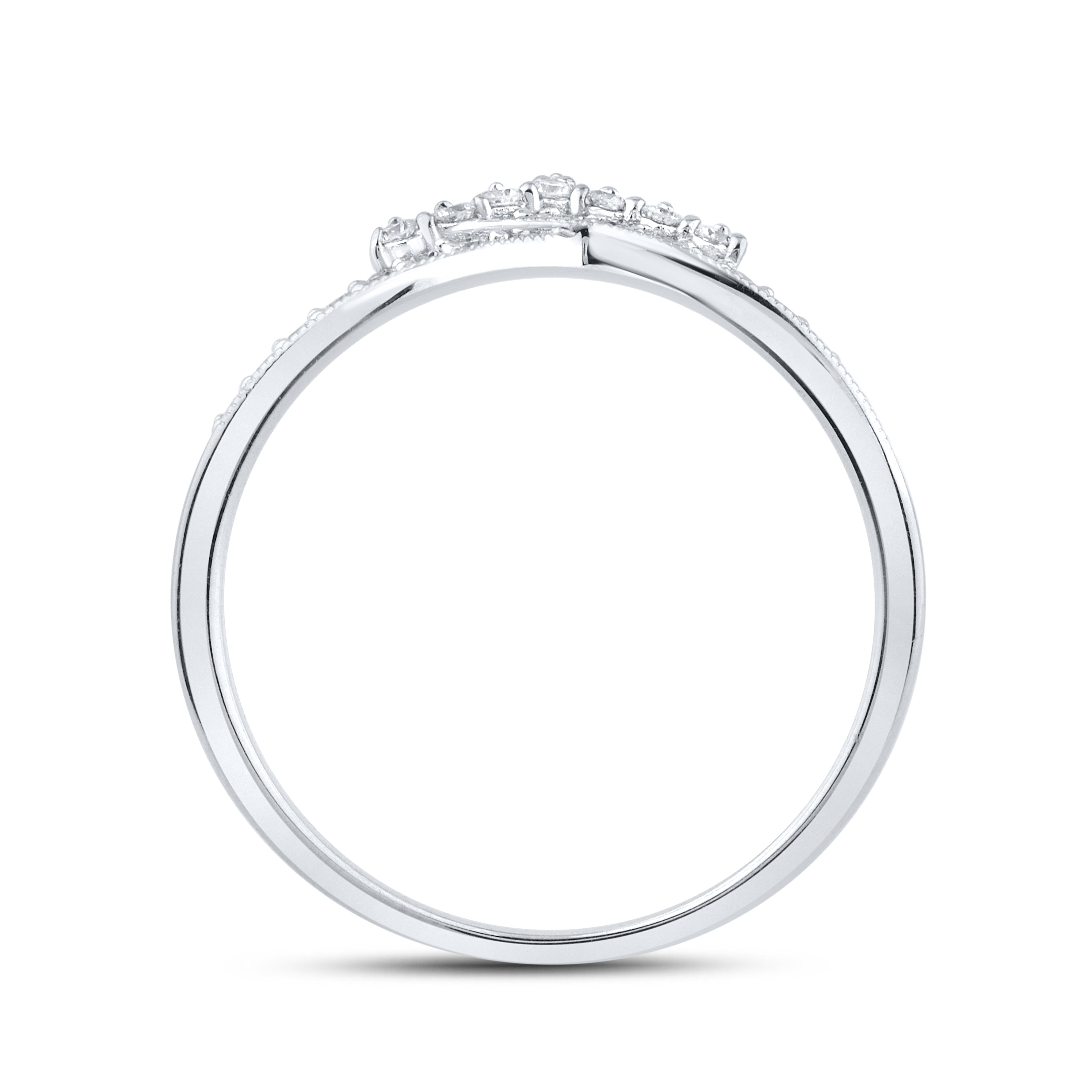 14kt White Gold 0.16 CTW Lab Diamond Enhancer Band