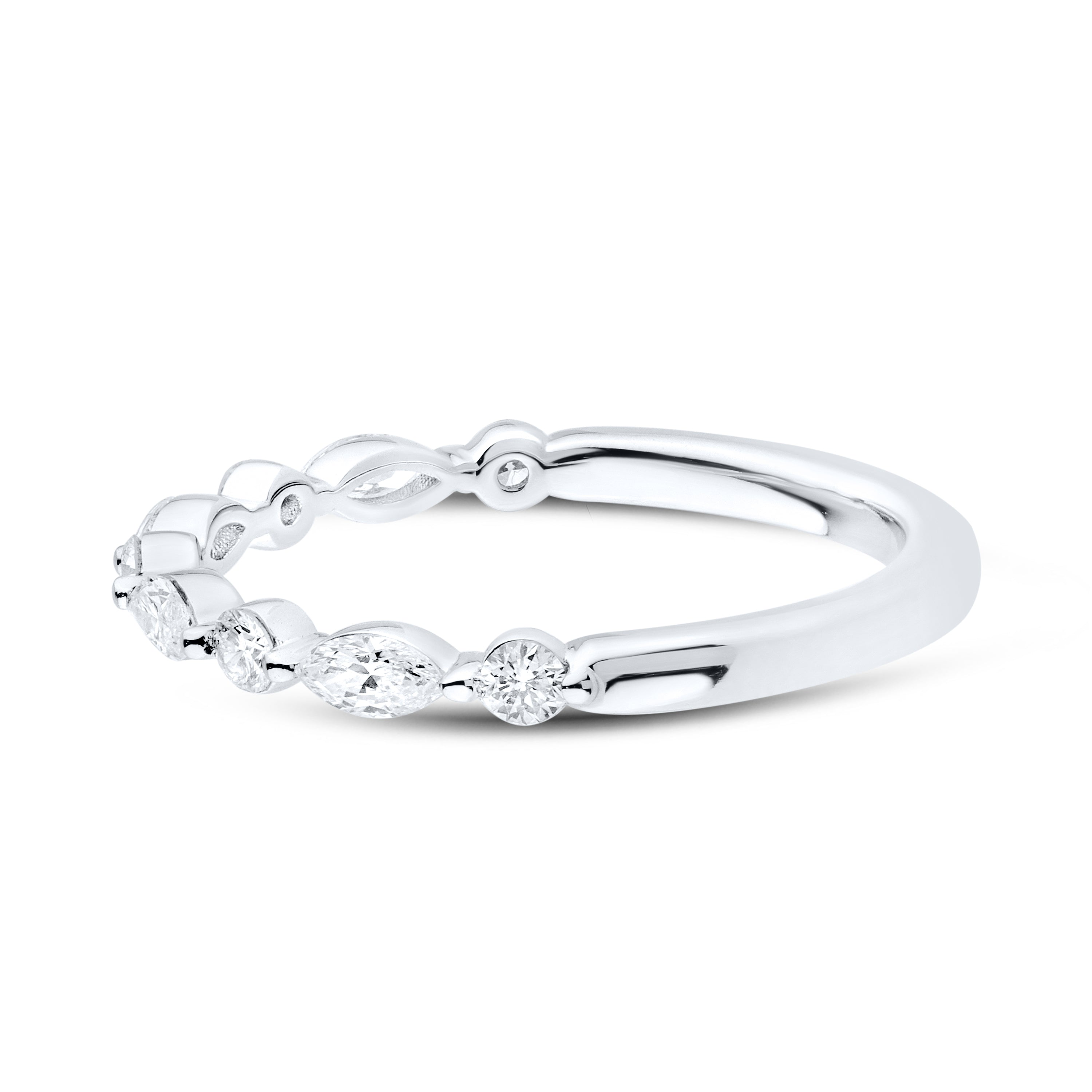 14kt White Gold 0.45 CTW Lab Diamond Ladies Band