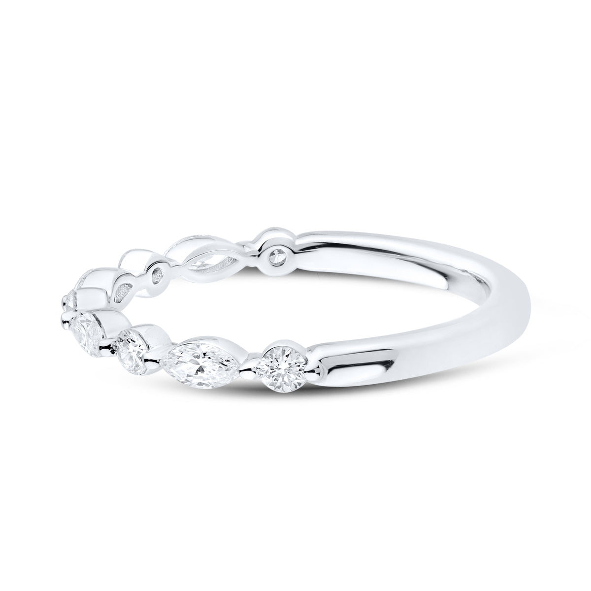 14kt White Gold 0.45 CTW Lab Diamond Ladies Band