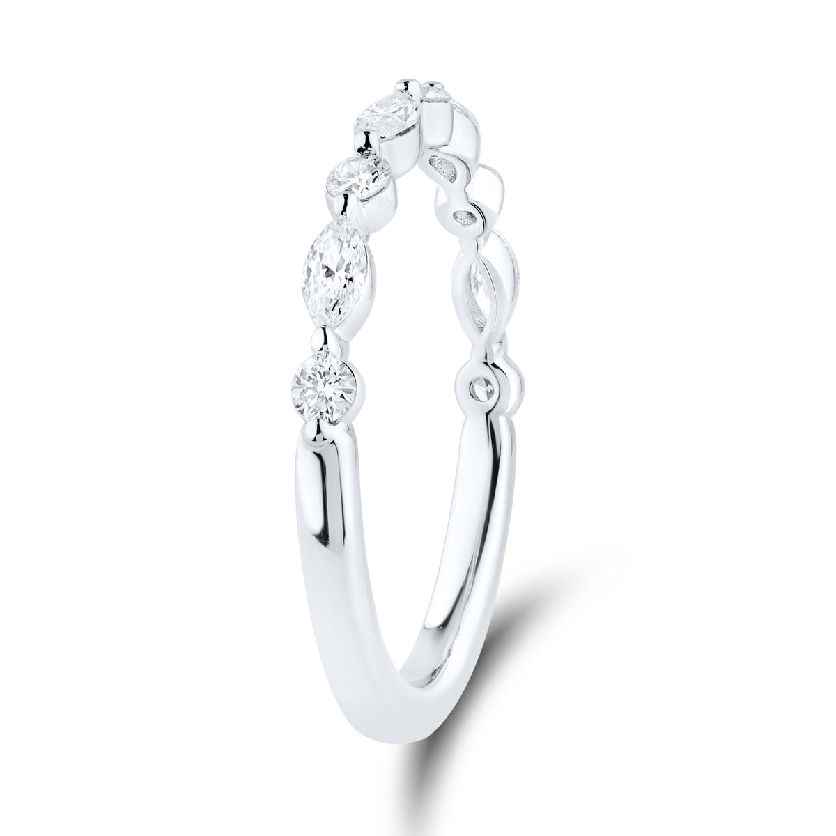 14kt White Gold 0.45 CTW Lab Diamond Ladies Band
