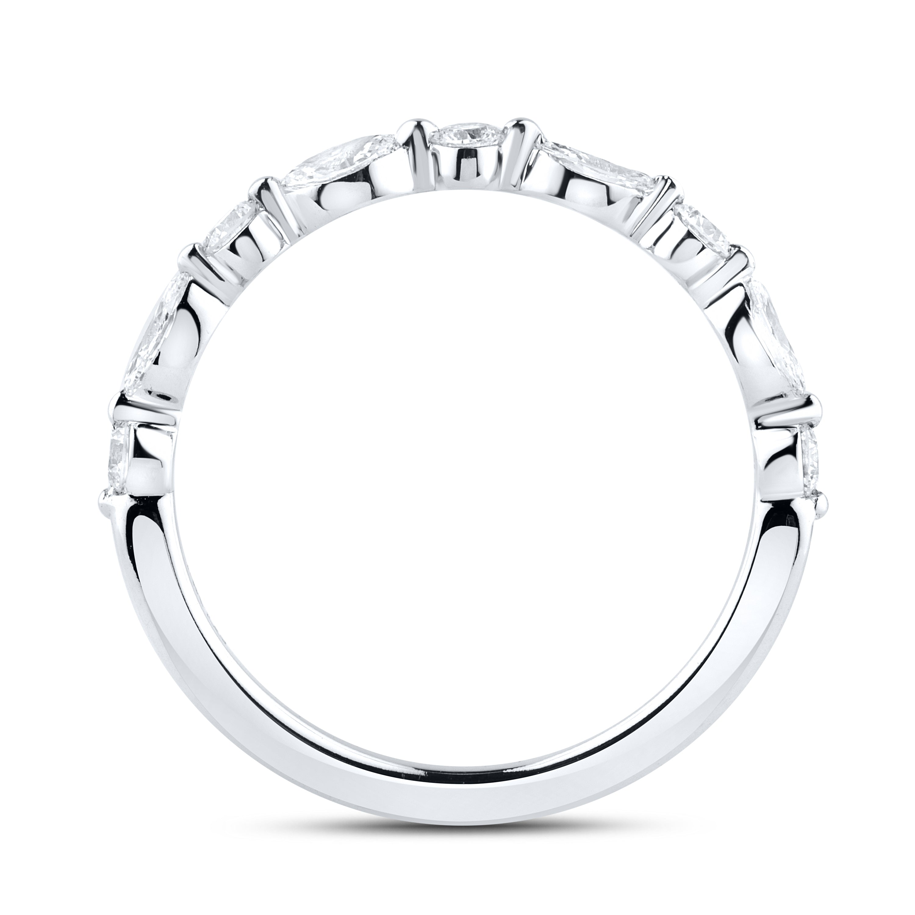 14kt White Gold 0.45 CTW Lab Diamond Ladies Band