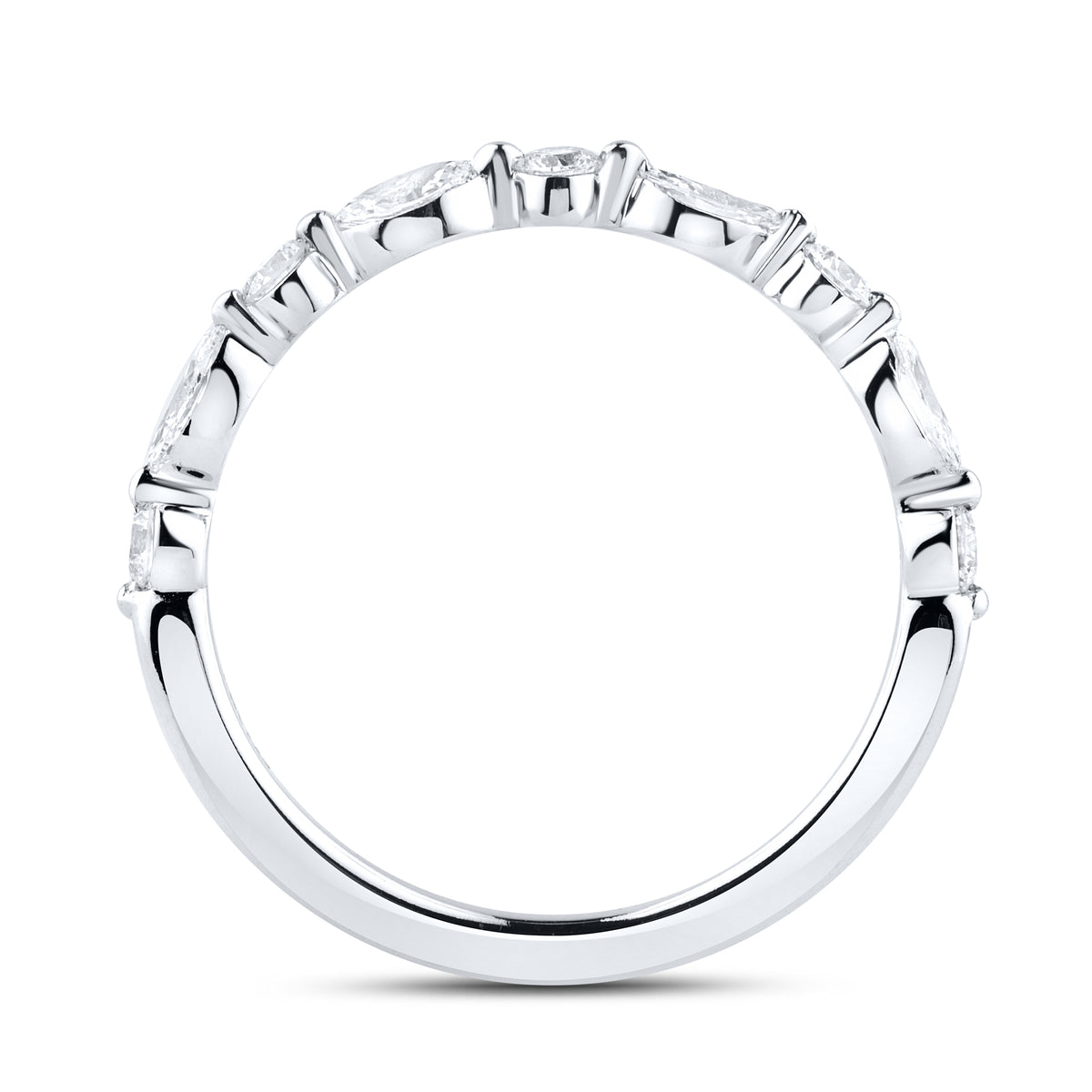 14kt White Gold 0.45 CTW Lab Diamond Ladies Band