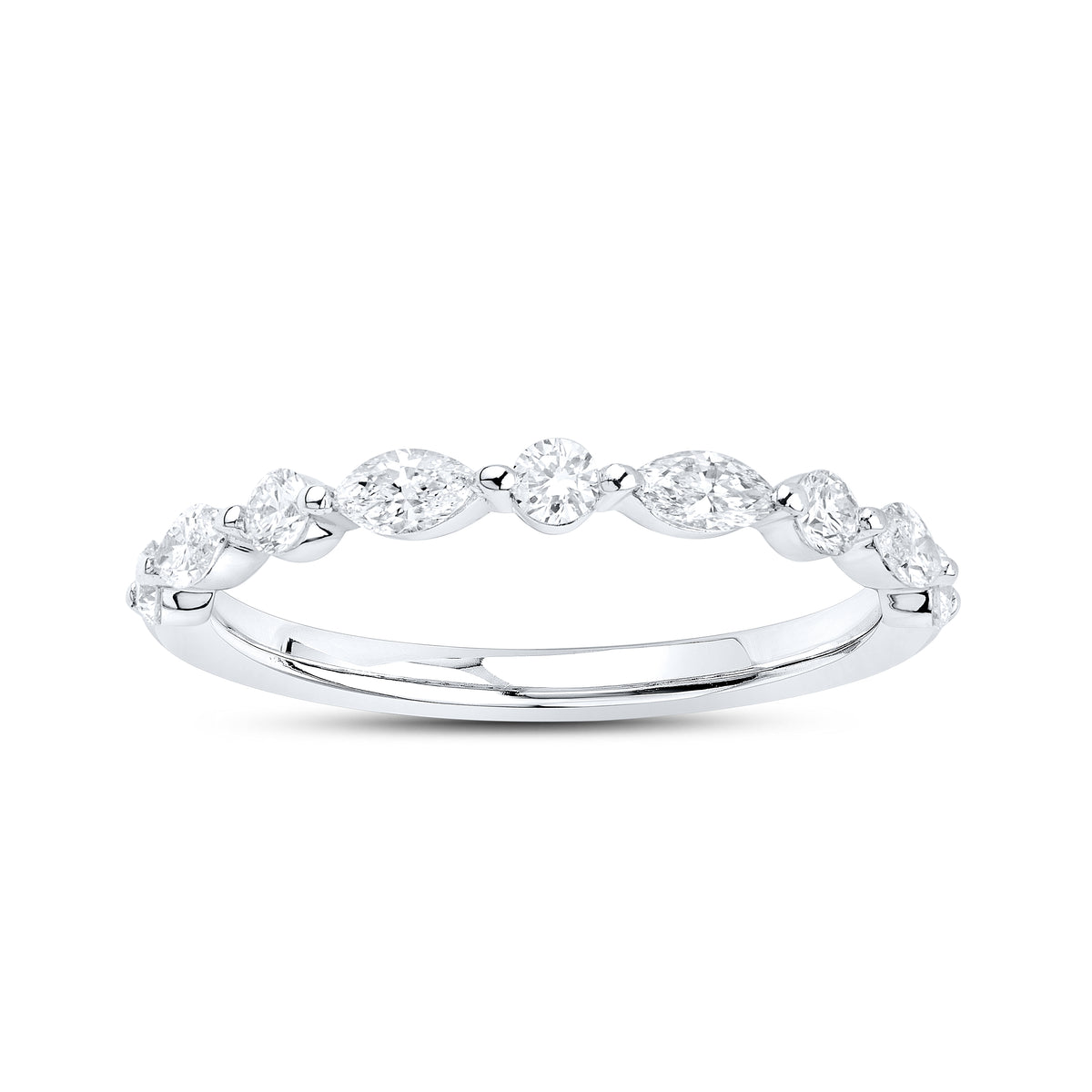 14kt White Gold 0.45 CTW Lab Diamond Ladies Band