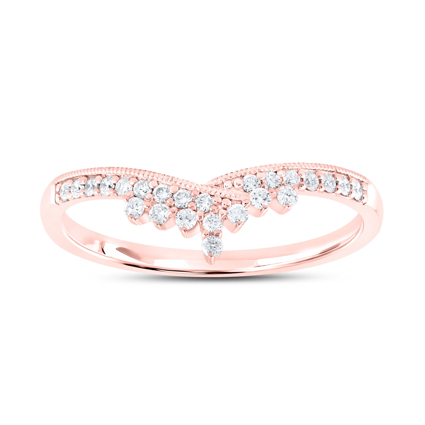 14kt Rose Gold 0.16 CTW Lab Diamond Enhancer Band