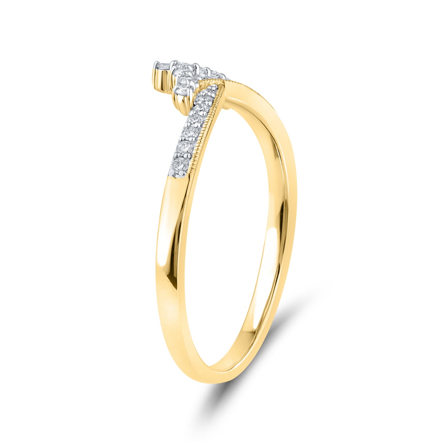 14kt Yellow Gold 0.16 CTW Lab Diamond Enhancer Band