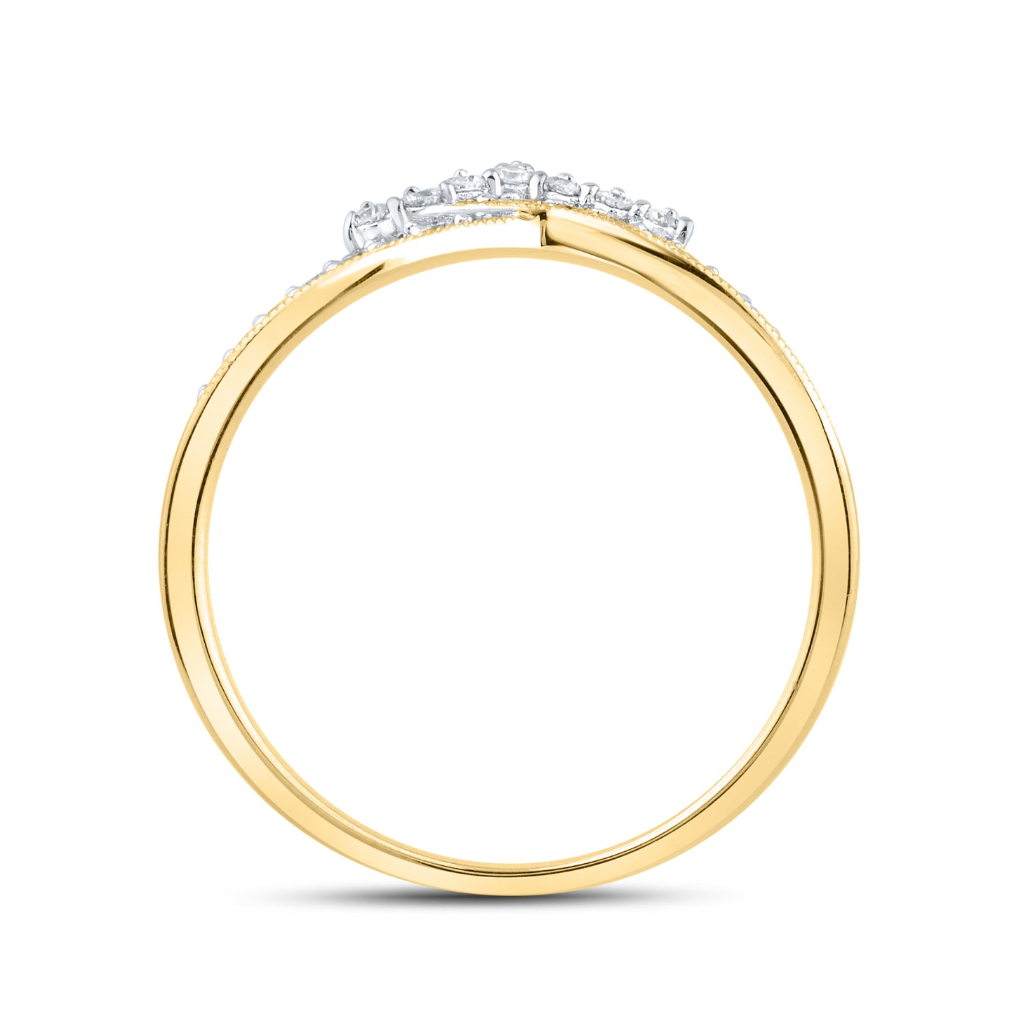 14kt Yellow Gold 0.16 CTW Lab Diamond Enhancer Band