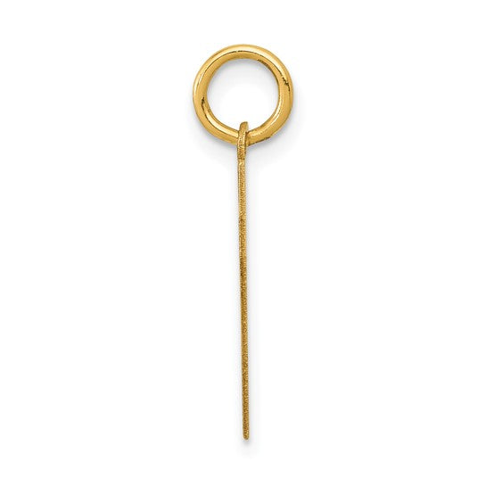 14kt Yellow Gold Small Polished Number 57 Charm