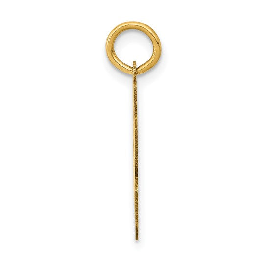 14kt Yellow Gold Small Polished Number 63 Charm
