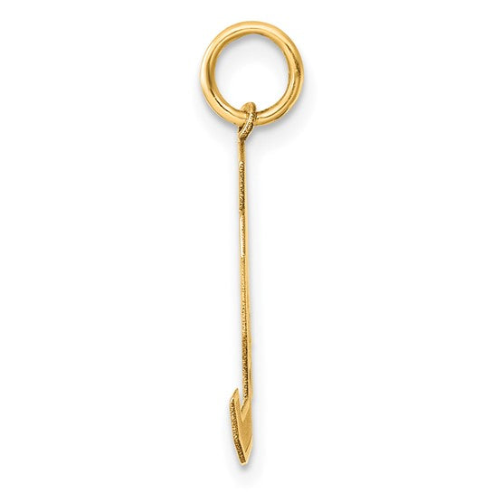 14kt Yellow Gold Medium Satin Number 94 Charm