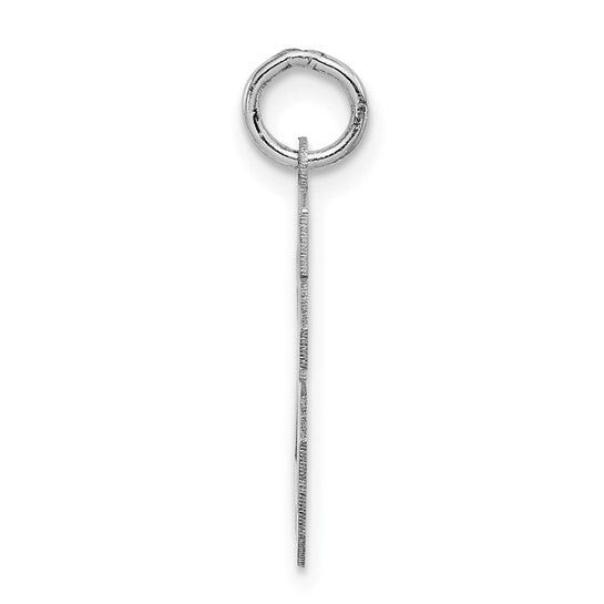 14kt Yellow Gold Small Satin Number 26 Charm