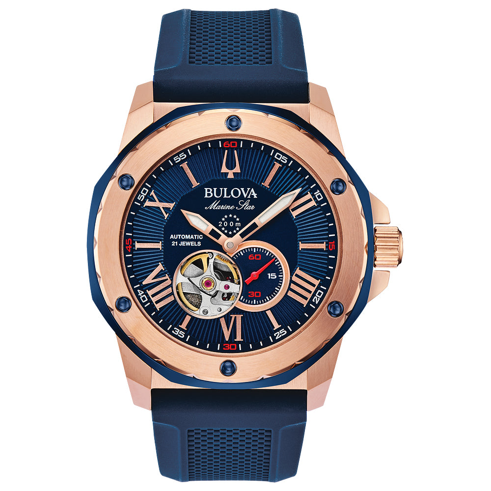 Marine Star Automatic Blue Dial Men's Watch